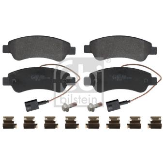 Jeu de 4 plaquettes de frein arrière FEBI BILSTEIN OEM 1614412180 Jeu de 4 plaquettes de frein arrière FEBI BILSTEIN OEM 1614412180