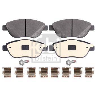 Jeu de 4 plaquettes de frein avant FEBI BILSTEIN OEM 71770080