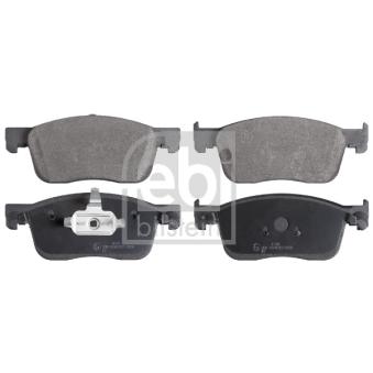 Jeu de 4 plaquettes de frein avant FEBI BILSTEIN 16967 pour SUZUKI KIZASHI E-JUMPY - 136cv