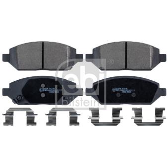 Jeu de 4 plaquettes de frein avant FEBI BILSTEIN OEM 42439338