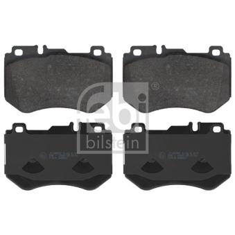 Jeu de 4 plaquettes de frein avant FEBI BILSTEIN 16987 pour MERCEDES-BENZ CLASSE C C 300 EQ Boost - 258cv