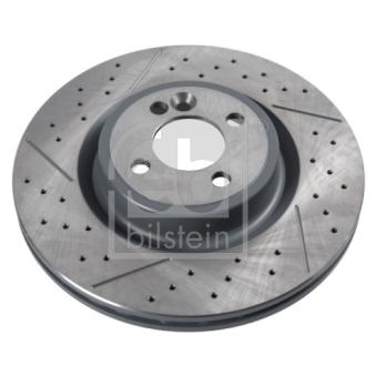 Jeu de 2 disques de frein avant FEBI BILSTEIN 170109 pour CHRYSLER PT CRUISER Cooper S - 184cv