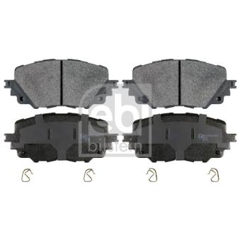 Jeu de 4 plaquettes de frein avant FEBI BILSTEIN [170663]