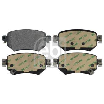 Jeu de 4 plaquettes de frein arrière FEBI BILSTEIN OEM GMY02643ZA