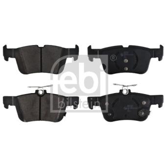 Jeu de 4 plaquettes de frein arrière FEBI BILSTEIN 171393 pour MERCEDES-BENZ CLE 2.0 EcoBlue - 120cv