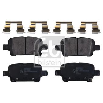 Jeu de 4 plaquettes de frein arrière FEBI BILSTEIN 171397 pour MITSUBISHI ECLIPSE CROSS 1.2 Turbo - 110cv