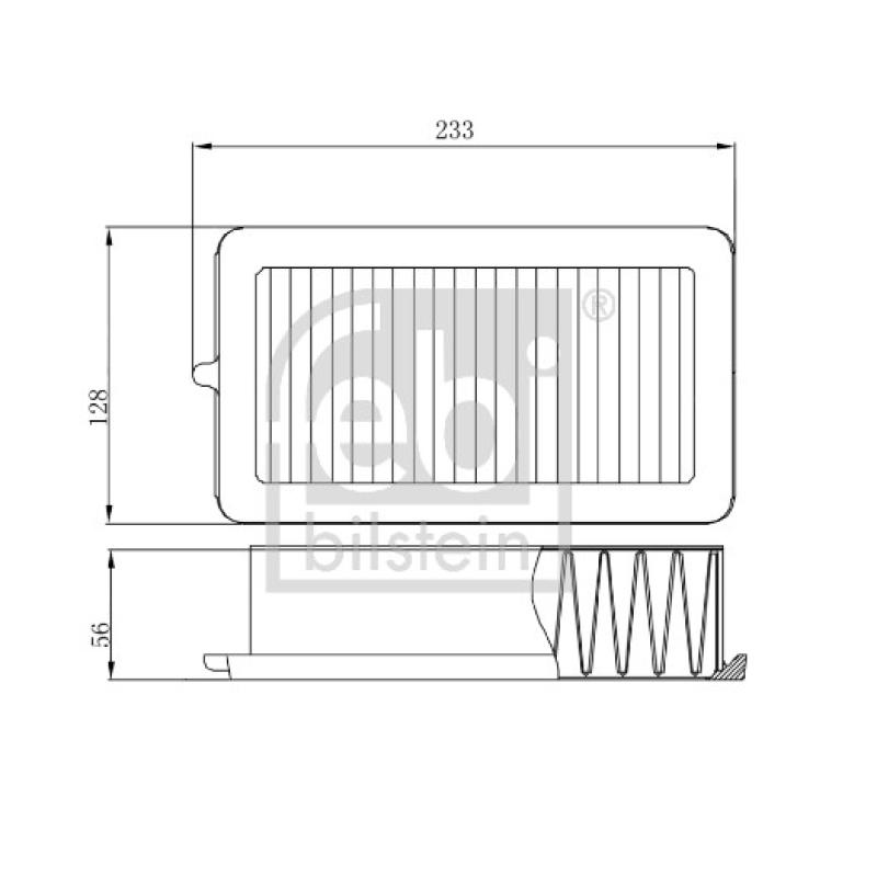 Filtre à air FEBI BILSTEIN 174597 - Visuel 2