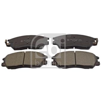Jeu de 4 plaquettes de frein avant FEBI BILSTEIN OEM 4813008BA0