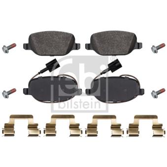 Jeu de 4 plaquettes de frein arrière FEBI BILSTEIN OEM 77366753 Jeu de 4 plaquettes de frein arrière FEBI BILSTEIN OEM 77366753