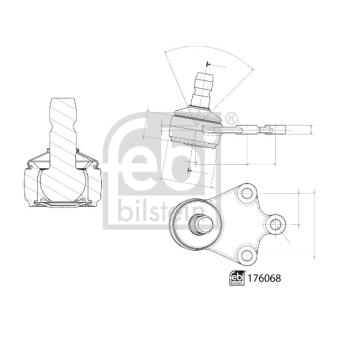 Rotule de suspension FEBI BILSTEIN OEM 4333009680