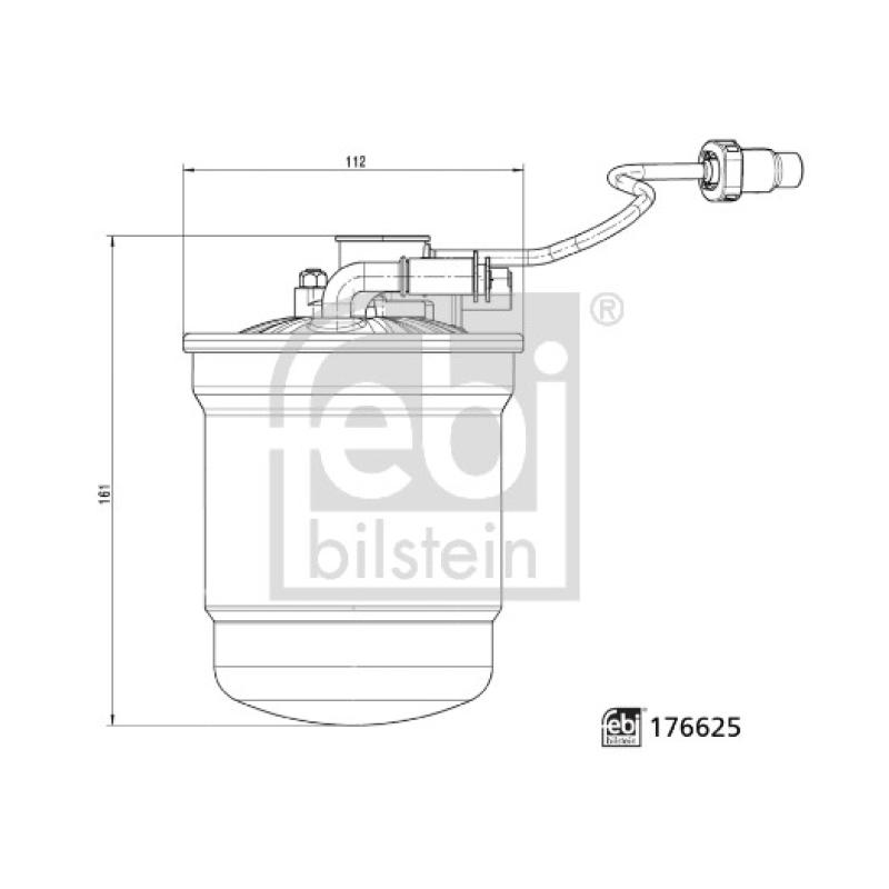 Filtre à carburant FEBI BILSTEIN 176625 - Visuel 2