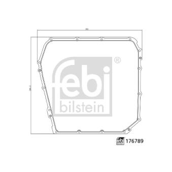 Joint, carter d'huile-boîte automatique FEBI BILSTEIN 176789