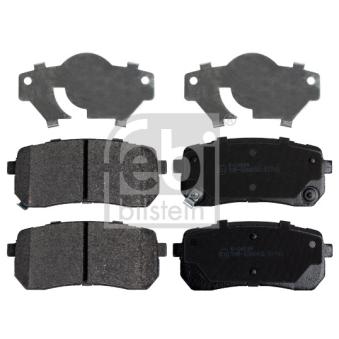 Jeu de 4 plaquettes de frein arrière FEBI BILSTEIN OEM 58302C5A70