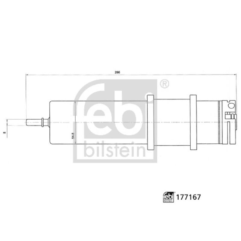 Filtre à carburant FEBI BILSTEIN 177167 - Visuel 2