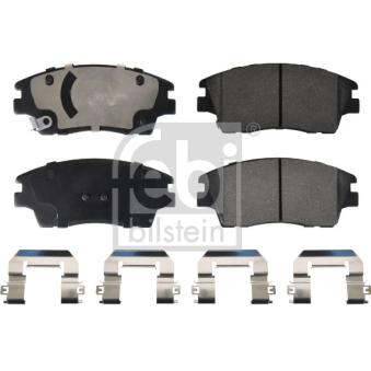Jeu de 4 plaquettes de frein avant FEBI BILSTEIN OEM 58101F2A50
