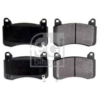Jeu de 4 plaquettes de frein avant FEBI BILSTEIN 177660 pour TESLA MODEL 3 EV - 306cv