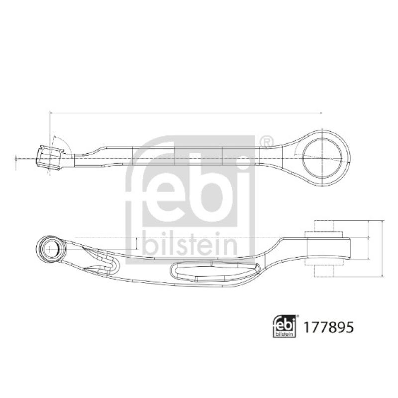 Triangle ou bras de suspension (train avant) FEBI BILSTEIN 177895 - Visuel 2