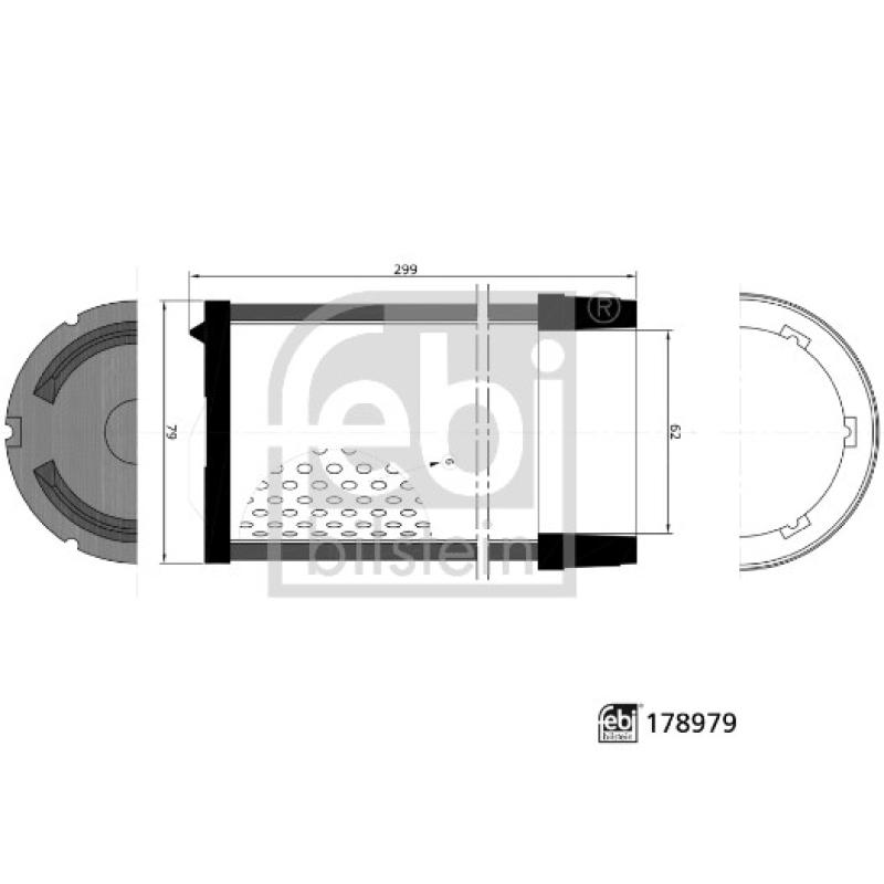 Filtre à air FEBI BILSTEIN 178979 - Visuel 2