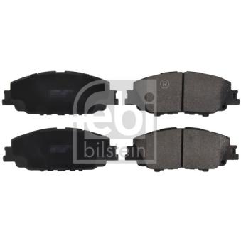 Jeu de 4 plaquettes de frein avant FEBI BILSTEIN 180140 pour NISSAN PRIMASTAR 1.8 Hybrid - 122cv