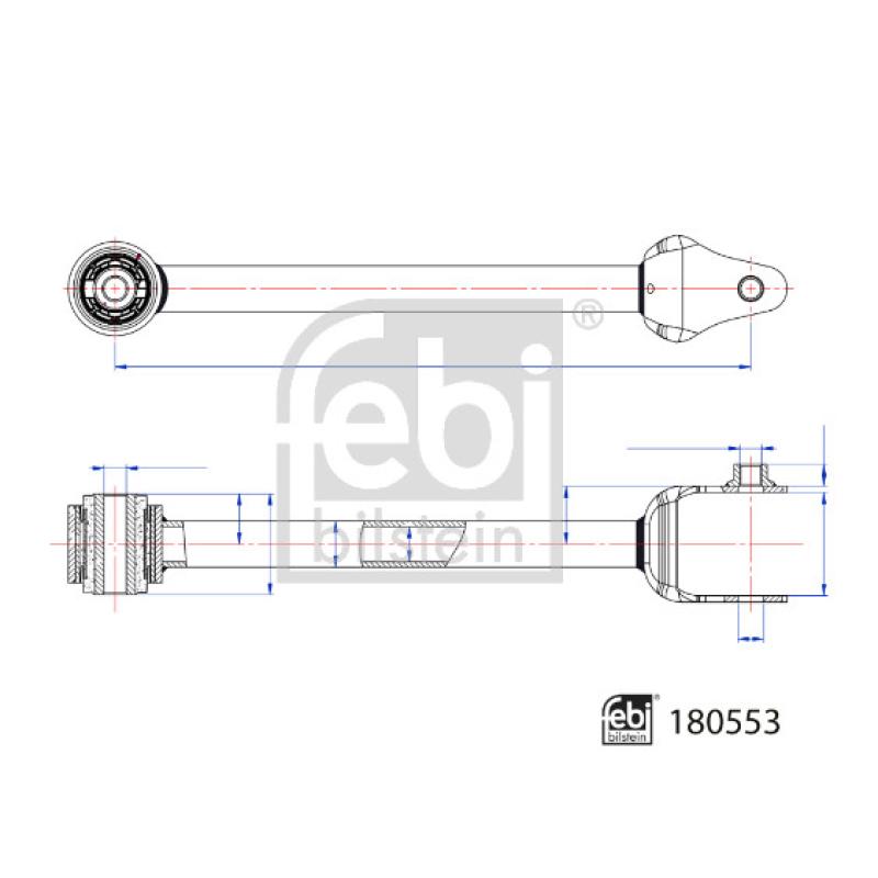 Triangle ou bras de suspension (train arrière) FEBI BILSTEIN 180553 - Visuel 2