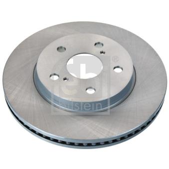 Jeu de 2 disques de frein avant FEBI BILSTEIN 181239 pour TOYOTA COROLLA 2.0 Hybrid - 184cv