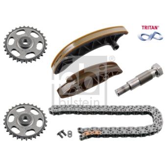 Kit de distribution par chaîne FEBI BILSTEIN 181933 pour MERCEDES-BENZ CLASSE E E 250 CDI - 204cv