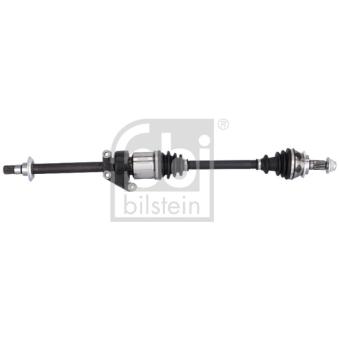 Arbre de transmission avant droit FEBI BILSTEIN 182458 pour AUDI 80 One - 75cv
