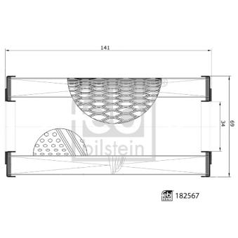 Filtre à huile FEBI BILSTEIN OEM 26511