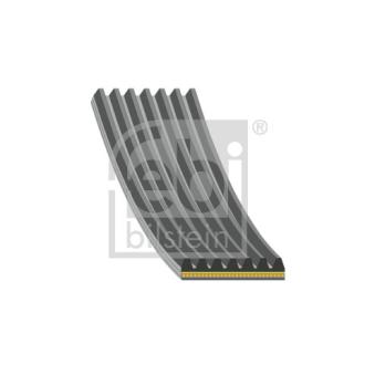 Courroie trapézoïdale à nervures FEBI BILSTEIN OEM 6000616598 Courroie trapézoïdale à nervures FEBI BILSTEIN OEM 6000616598