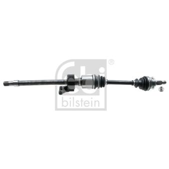 Arbre de transmission avant droit FEBI BILSTEIN 183386 pour AUDI 80 One - 75cv