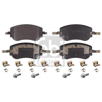 Jeu de 4 plaquettes de frein avant FEBI BILSTEIN [183716]