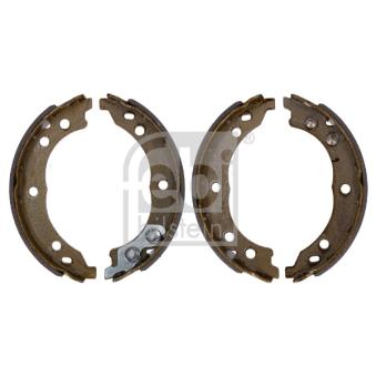 Jeu de mâchoires de frein, frein de stationnement FEBI BILSTEIN 184666