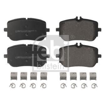 Jeu de 4 plaquettes de frein avant FEBI BILSTEIN 186403 pour MERCEDES-BENZ CLASSE A A 220 - 190cv