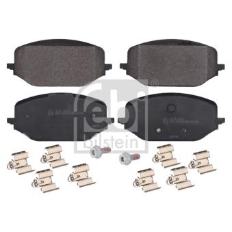 Jeu de 4 plaquettes de frein avant FEBI BILSTEIN 192658 pour AUDI 100 PureTech 110 - 110cv