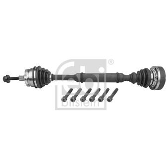 Arbre de transmission avant droit FEBI BILSTEIN OEM 8D0407452AX