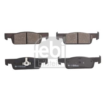 Jeu de 4 plaquettes de frein avant FEBI BILSTEIN OEM 410600222r