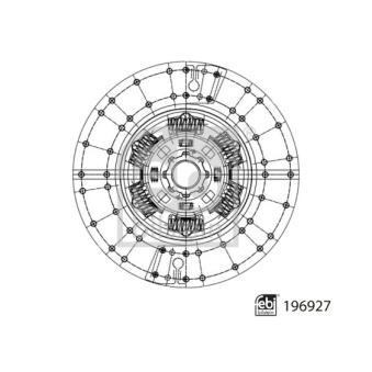 Disque d'embrayage FEBI BILSTEIN [196927]