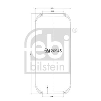 Soufflet à air, suspension pneumatique FEBI BILSTEIN OEM 4714025