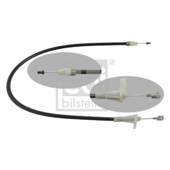 Tirette à câble, frein de stationnement arrière gauche FEBI BILSTEIN 22674 pour MERCEDES-BENZ CLASSE C CLC 200 Kompressor - 184cv