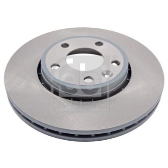 Jeu de 2 disques de frein avant FEBI BILSTEIN 22698 pour OPEL VIVARO 1.9 DTI - 101cv