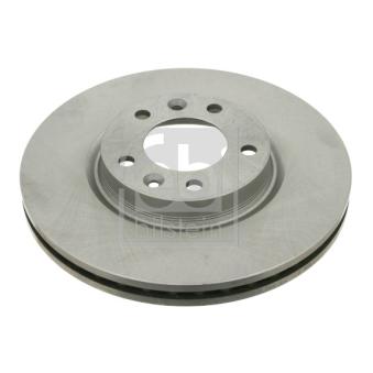 Jeu de 2 disques de frein avant FEBI BILSTEIN 22921 pour HYUNDAI PONY 1.2 - 110cv