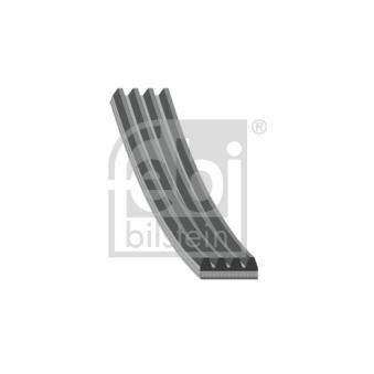 Courroie trapézoïdale à nervures FEBI BILSTEIN OEM 9091602476