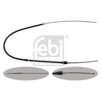 Tirette à câble, frein de stationnement FEBI BILSTEIN 30765 pour SEAT AROSA 1.0 - 50ch