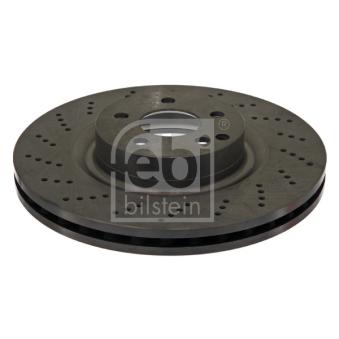 Jeu de 2 disques de frein avant FEBI BILSTEIN 37724