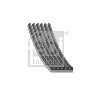 Courroie trapézoïdale à nervures FEBI BILSTEIN 39786 pour KIA OPTIMA 1.6 TDI - 110cv