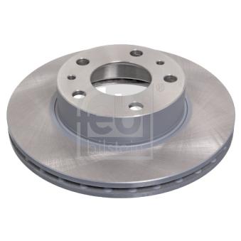 Jeu de 2 disques de frein avant FEBI BILSTEIN 43933 pour CITROEN JUMPY 2.0 HDI 95 - 95cv