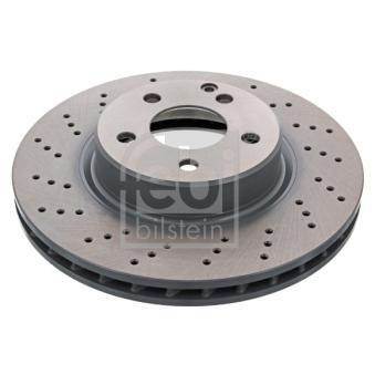 Jeu de 2 disques de frein avant FEBI BILSTEIN 43989 pour MERCEDES-BENZ SL 350 - 245cv