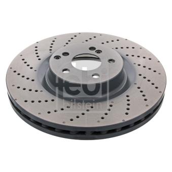 Jeu de 2 disques de frein avant FEBI BILSTEIN 44071