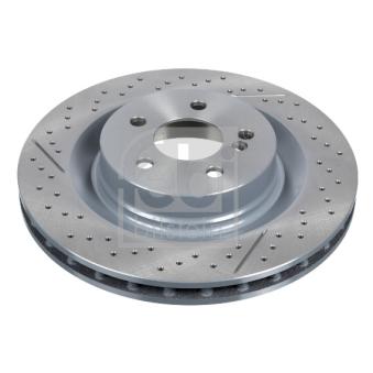 Jeu de 2 disques de frein arrière FEBI BILSTEIN OEM 1714230212