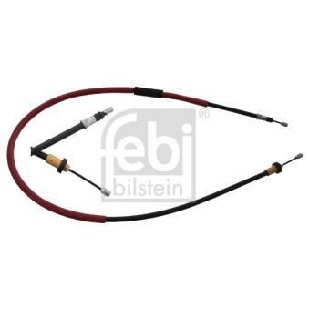 Tirette à câble, frein de stationnement arrière gauche FEBI BILSTEIN [49621]